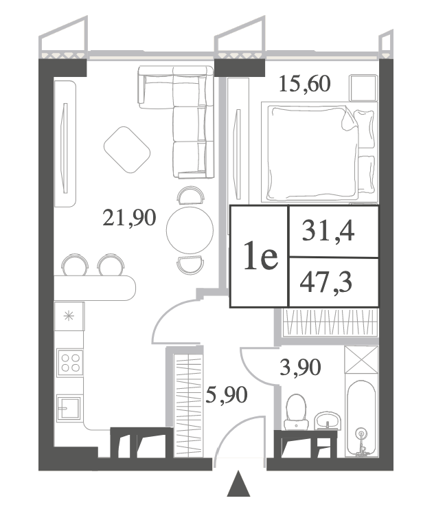 Планировка 1к квартиры Воробьевы Горы Планировка 1к квартиры Воробьевы Горы